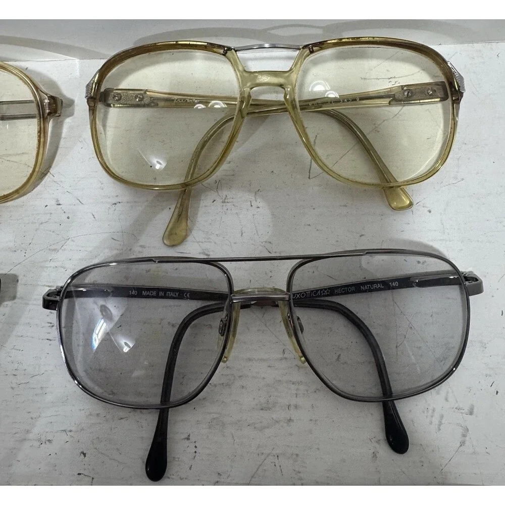 Menrad Luxottica Anne Klein Mixed Vintage Eyeglass Frames 7 pair with 6 cases
